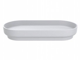 Раковина для ванної Miraggio Marta 900 литий мармур Miramarble білий матовий 0000732