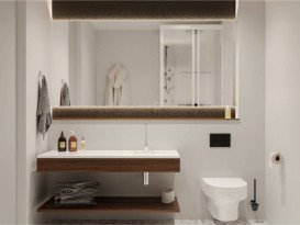 Раковина для ванной Miraggio New York R 120х50 см литой мрамор Miramarble белый матовый 0000915