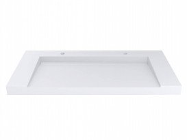 Раковина для ванної кімнати Miraggio Olmos 1200 Mirasoft Technology білий матовий 0001110