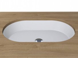 Раковина для ванной Miraggio Rome 55х35,1 см под столешницу Mirasoft Technology белый матовый 0001113