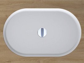 Раковина для ванной Miraggio Rome 55х35,1 см под столешницу Mirasoft Technology белый матовый 0001113