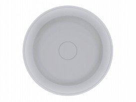 Раковина для ванної Miraggio San Andreas Ø44 см Mirasoft Technology білий матовий 0001115