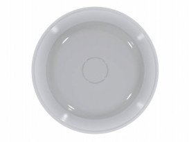 Раковина для ванної Miraggio San Andreas Ø44 см литий мармур Miramarble білий 0000236