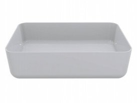 Раковина для ванної Miraggio San Martin 60х40 см литий мармур Miramarble білий матовий 0000676