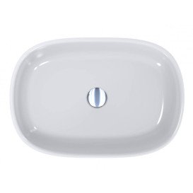 Раковина для ванной Miraggio Santorini 60х41 см Miramarble белый глянцевый 0001759