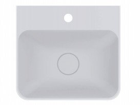 Раковина для ванної Miraggio Seed 43х39 см Mirasoft Technology білий матовий 0001116