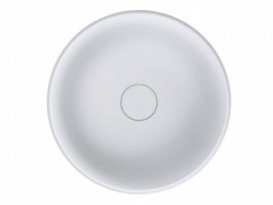 Раковина для ванної Miraggio Siena Ø44 см литий мармур Miramarble білий матовий 0000769