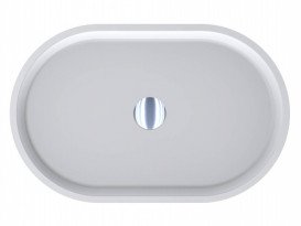 Раковина для ванной Miraggio Sorrento 55х35,1 см Mirasoft Technology белый матовый 0001024