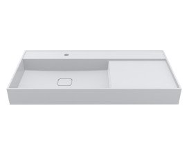 Раковина для ванної Miraggio Soul 1000 100х53 см Mirasoft білий матовий 8813396