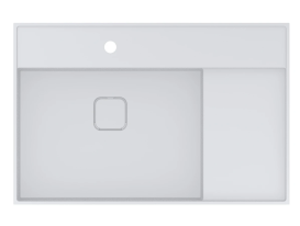 Раковина для ванної Miraggio Soul 800 80х53 см Mirasoft білий матовий 8813308