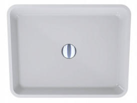 Раковина для ванной Miraggio Sunny 60х45 см литой мрамор Miramarble белый матовый 0001250