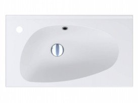 Раковина для ванної Miraggio Titania 69,5х39,6 см Mirasoft Technology білий матовий 0001121