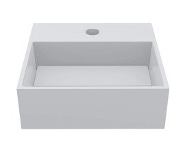 Раковина для ванной Miraggio Toni 30х30 см литой мрамор Mirasoft Technology белый 8814243