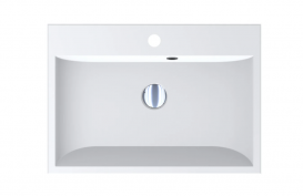 Раковина для ванної Miraggio Varna 600 врізна з отвором під змішувач білий матовий 0000255