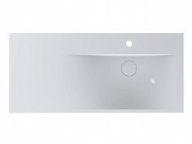 Раковина для ванной Miraggio Viola 1000 литой мрамор Miramarble белый 0000622