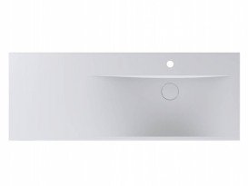 Раковина для ванной Miraggio Viola 1200 литой мрамор Miramarble белый 0000620