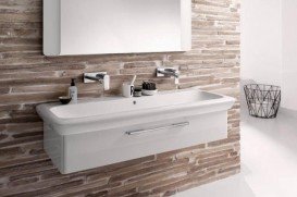 Раковина для ванной на тумбу Kolo Life 130 с покрытием Reflex белая M21030900