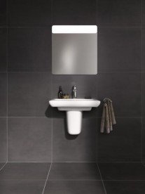 Раковина для ванной на тумбу Kolo Life 60 с покрытием Reflex белая M21160900