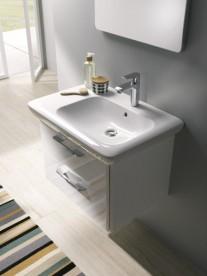 Раковина для ванної на тумбу Kolo Life 70 лівостороння з покриттям Reflex біла M21170900