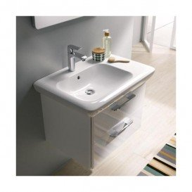 Раковина для ванной на тумбу Kolo Life 70 правосторонняя с покрытием Reflex белая M21171900