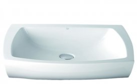 Раковина для ванної накладна AeT колекція Square біла L284T0RPV1100