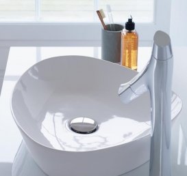 Раковина для ванной накладная Duravit коллекция Cape Cod 50х39.5х10 белая 2339500000