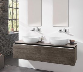 Раковина для ванної накладна Villeroy & Boch ARTIS 43 см без відп. під змішувач альпін-білий 417943R1