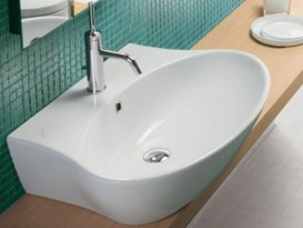 Раковина для ванной накладная Hatria Nido 48x68 см санфарфор белый YXEP01