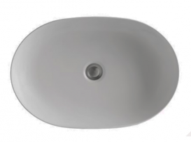 Раковина для ванной накладная Kerasan Nolita 60x40 санфарфор светло-серый 534382