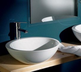 Раковина для ванной накладная AeT коллекция Spot белая L244T0R0V0