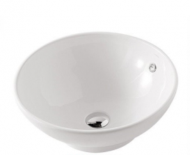 Раковина для ванної Galassia Rea накладна без отвору під змішувач з переливом білий 6021