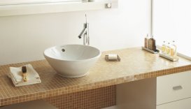 Раковина для ванной накладная Duravit коллекция Bacino 42х42х17 белая 0325420000