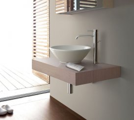 Раковина для ванной накладная Duravit коллекция Bacino 42х42х17 белая 0325420000