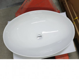 Раковина для ванной накладная Volle 62х42 см керамика белый 13-01-636