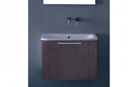 Раковина для ванної підвісна Globo STONE 70x48x16.5 см без отворів під змішувач біла SSN06.BI