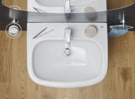 Раковина для ванної підвісна Grohe Euro Ceramic 55 альпін-білий 39336000