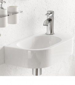 Раковина для ванной Marmorin Elara 2 40х20 см литой камень белый 400 040 020 xx x