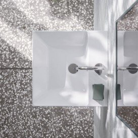 Раковина для ванной подвесная Catalano New Zero 50х50 керамическая цвет серый матовый 150ZPCS