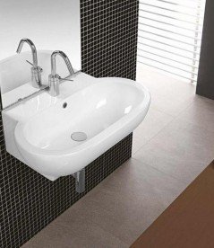 Раковина для ванной подвесная Hatria You & Me 70.3х44.5 санфарфор белый Y0UJ01