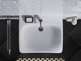 Раковина для ванной подвесная KOLO NOVA PRO для людей с огр. возможностями M38155000