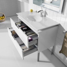 Раковина для ванної підвісна / накладна Roca Kalahari 100х51 см кераміка біла A327897000