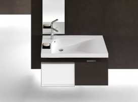 Раковина для ванної підвісна / накладна Hatria Grandangolo 50x100 см санфарфор білий Y0VA01