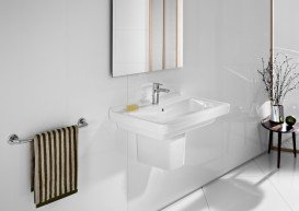 Раковина для ванной подвесная Roca Dama-n 60х46 с одним отверстием под смеситель белая A327784000