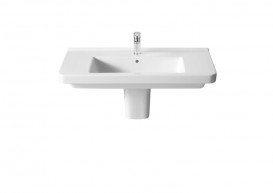 Раковина для ванной подвесная Roca Dama-n 100х46 с одним отверстием под смеситель белая A327780000