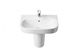 Раковина для ванной подвесная Roca Debba 60х48 с одним отверстием под смеситель керамика белый A325994000