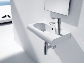 Раковина для ванної підвісна Roca Meridian-N 35 см одним отвором під змішувач праворуч біла A327249000