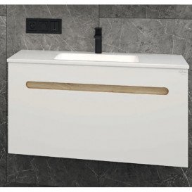 Раковина для ванной Radaway Della 100 100,1х45,1 см искусственный камень белый U121100-01-01