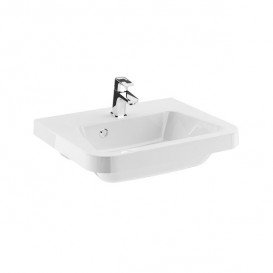 Раковина для ванной Ravak 10° 550 с отверстием искусственный мрамор белая XJI01155000