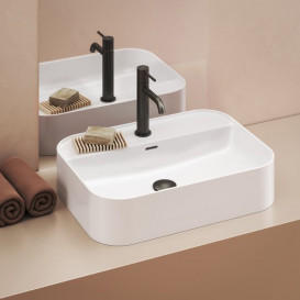 Раковина для ванної кімнати Ravak Ceramic Slim Shelf R 55х40 см кераміка білий XJX01155005