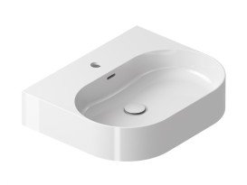 Раковина для ванної кімнати Ravak Ceramic Slim Wall O 55,3х45,2 см кераміка матовий білий XJX0E155003